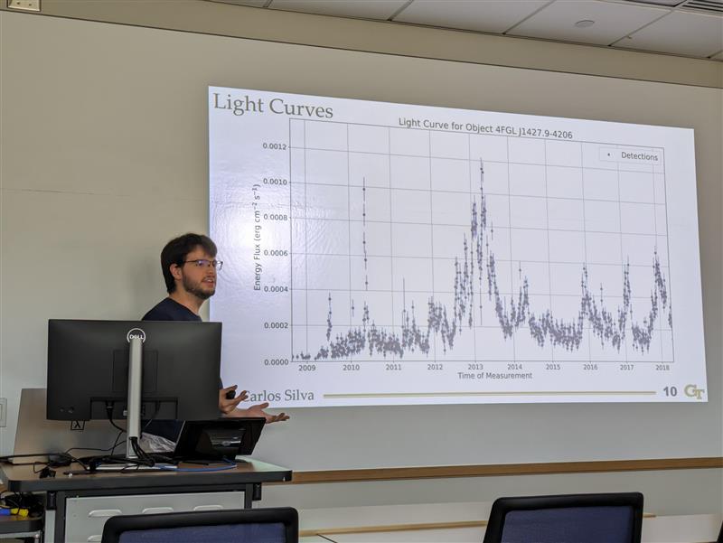 Carlos Márcio de Oliveira e Silva Filho presents his research at the Georgia Collegiate Honors Council annual conference.
